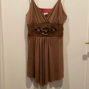 pookie & sebastian tank with sequins & beading